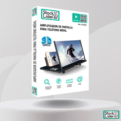 Ampliador de Pantalla 3D HD™ Convierte tu móvil en cine